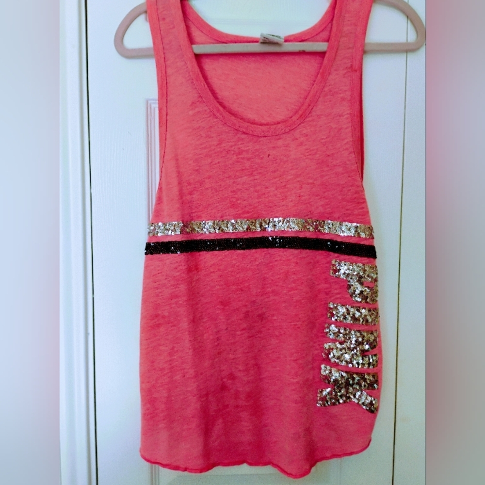 Victoria's secret Pink sequin tank top